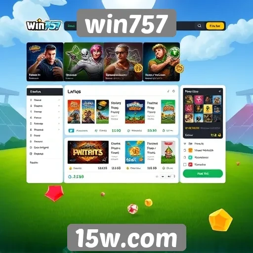 Análise da interface do usuário do site win757